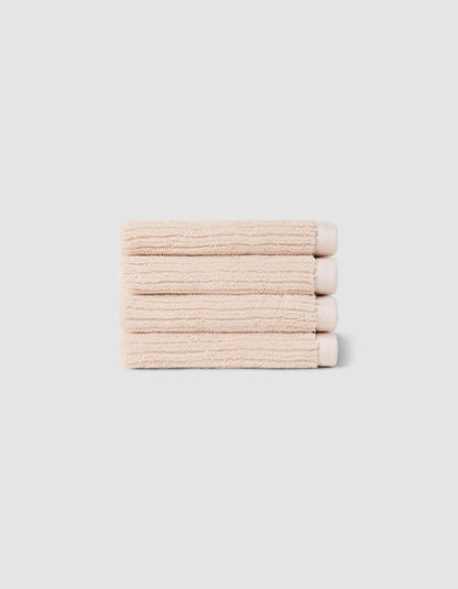 Cozy Earth Ribbed Terry Bath Towel Set