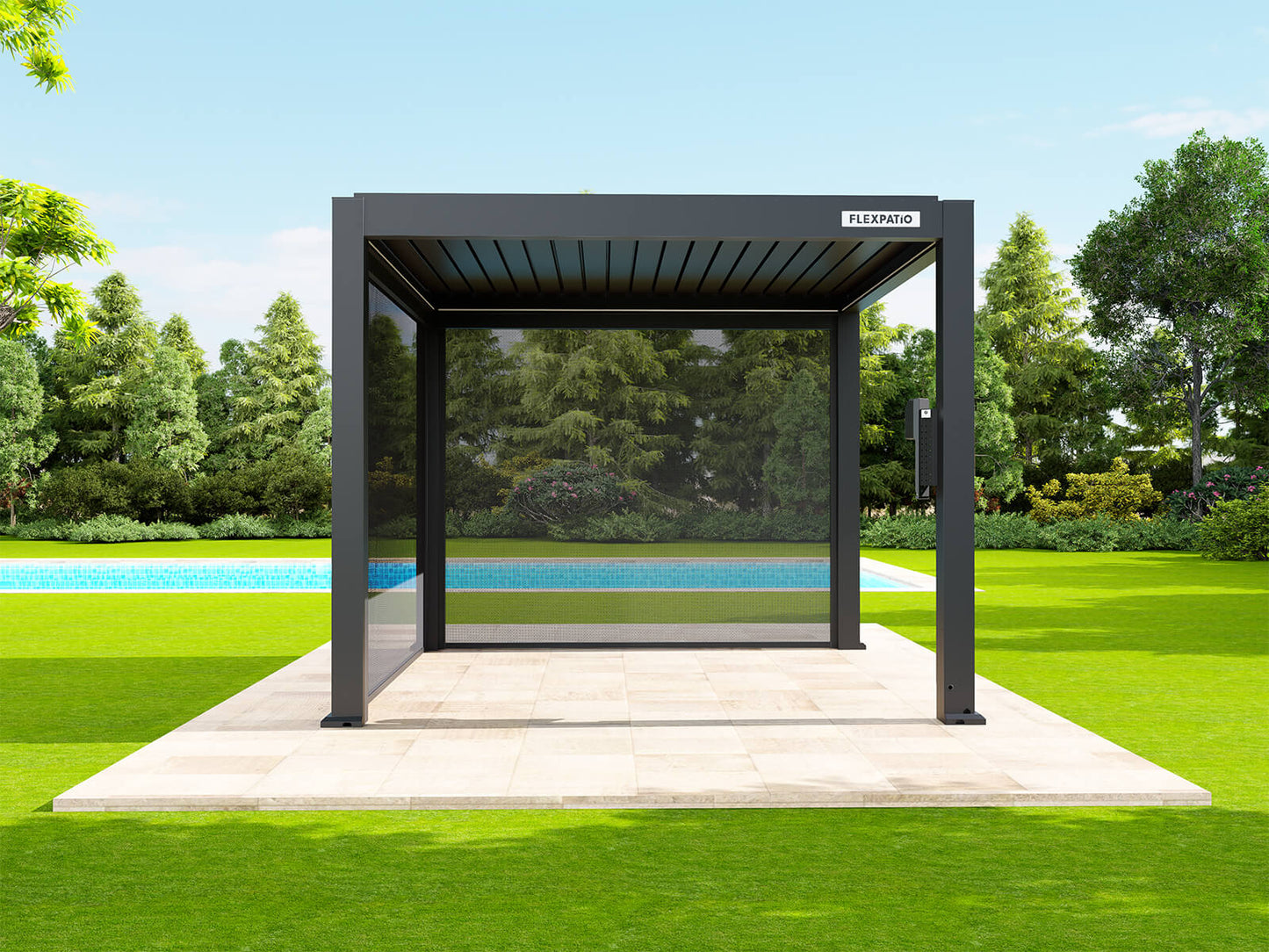 FlexPatio Motorized Roller Shades