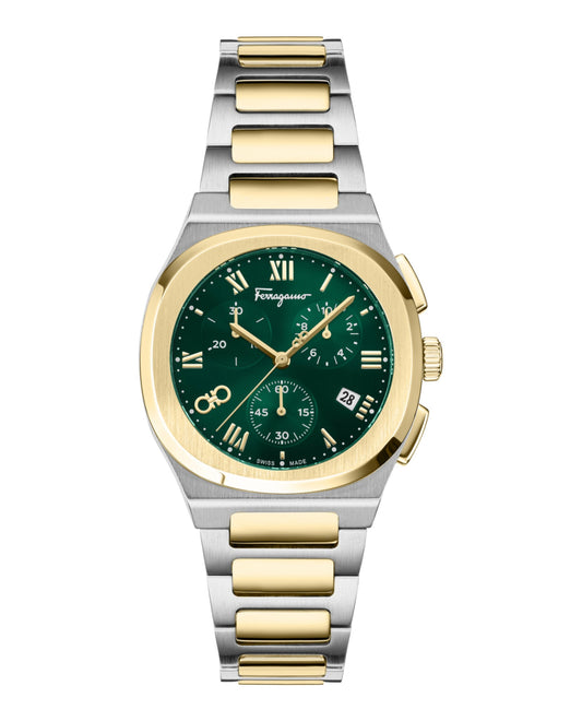 Ferragamo  Elliptical Chronograph Watch