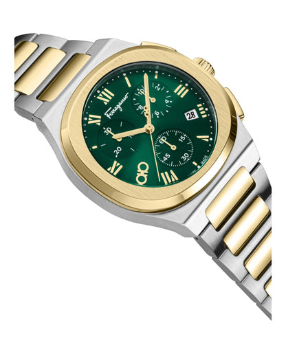 Ferragamo  Elliptical Chronograph Watch