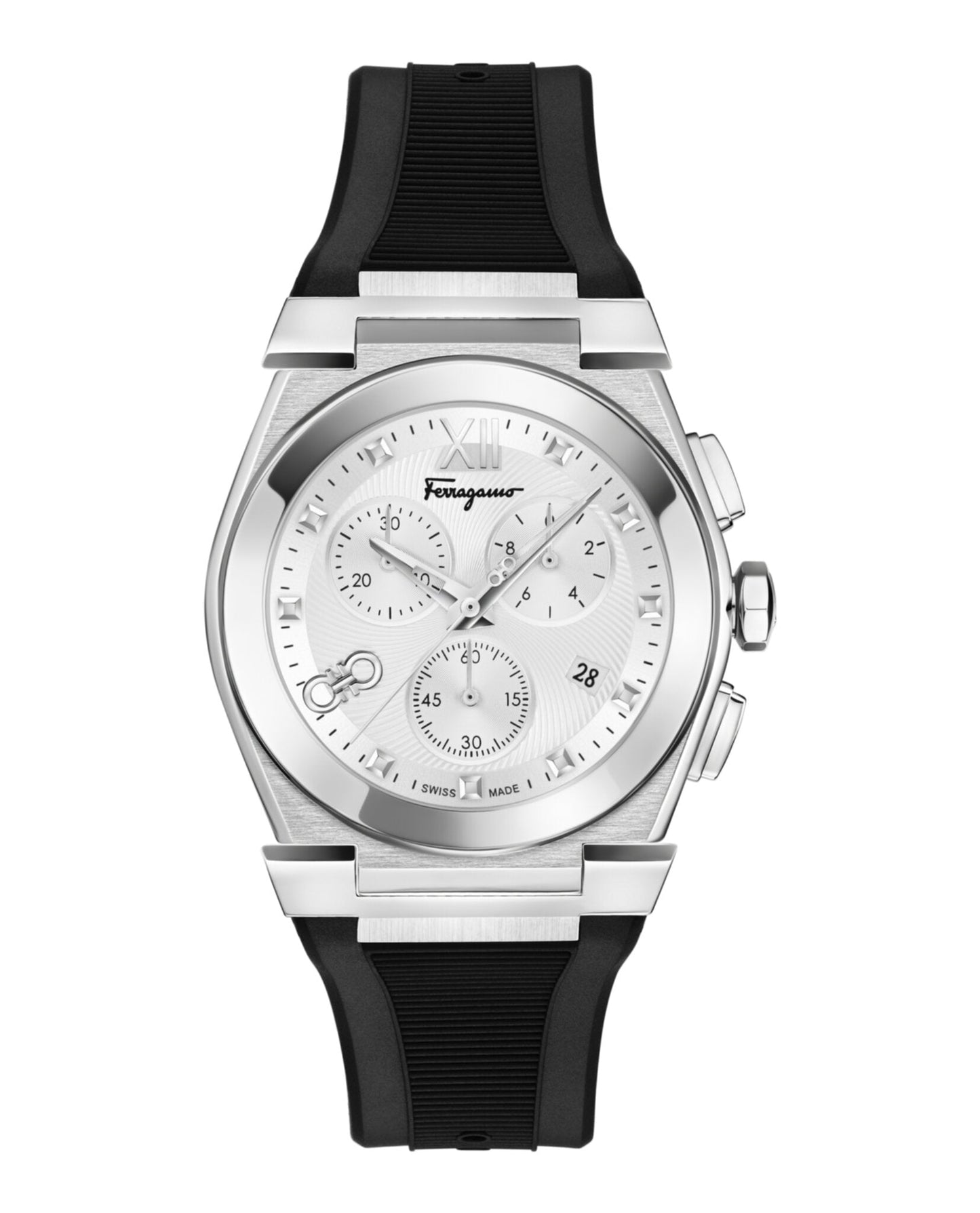 Ferragamo Vega Chrono Silicone Watch