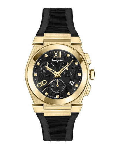 Ferragamo Vega Chrono Silicone Watch