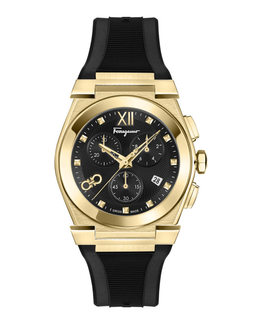 Ferragamo Vega Chrono Silicone Watch