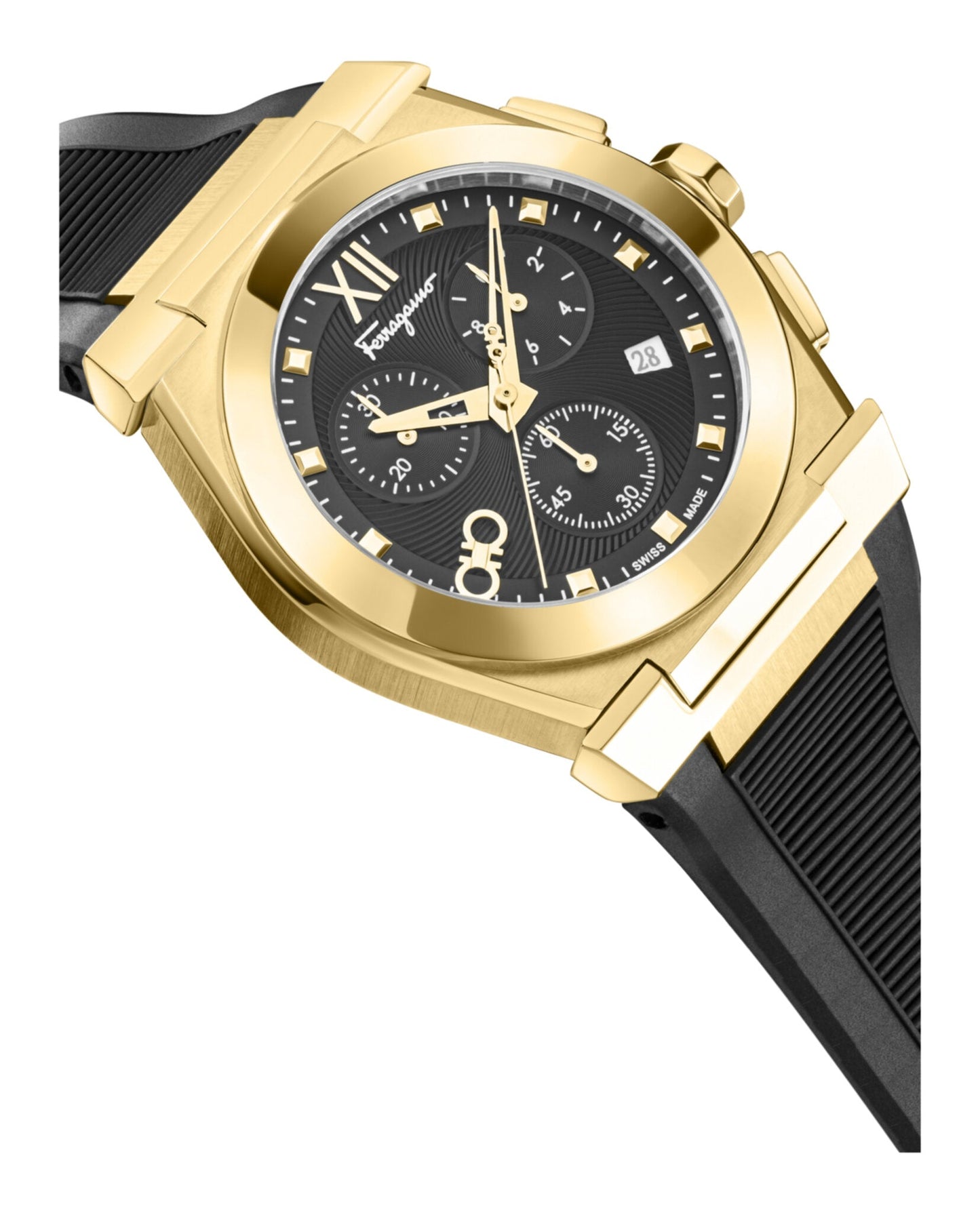 Ferragamo Vega Chrono Silicone Watch