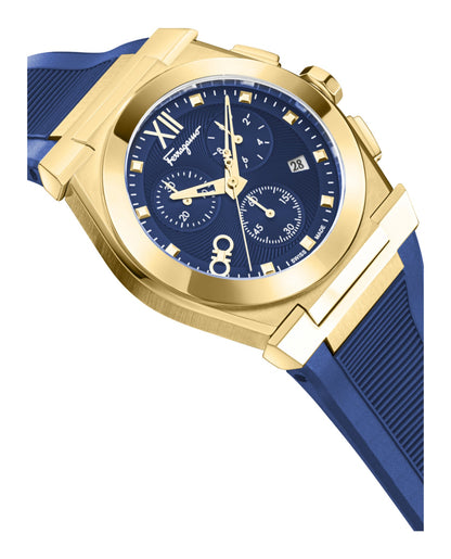 Ferragamo Vega Chrono Silicone Watch