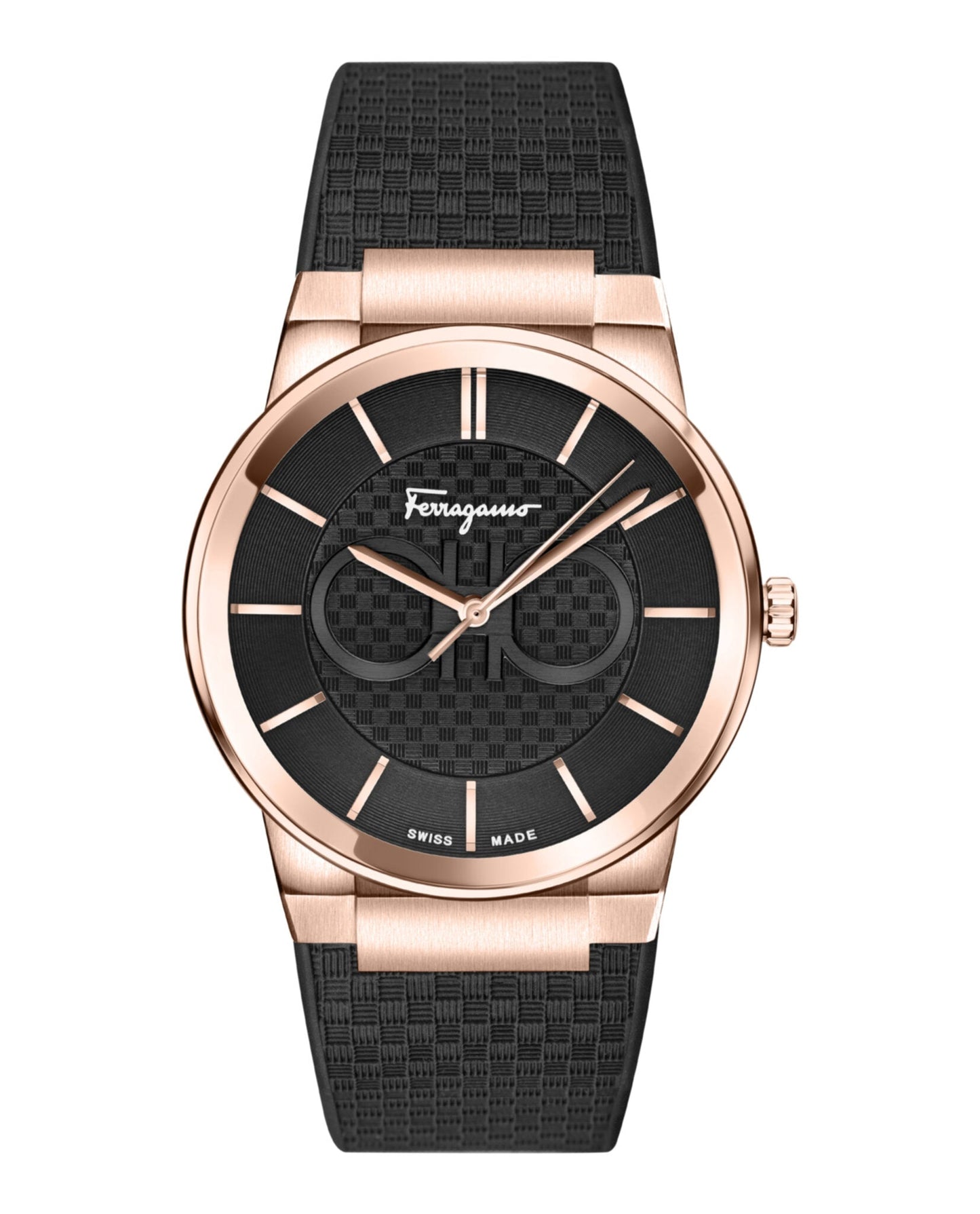 Ferragamo  Sapphire Silicone Watch