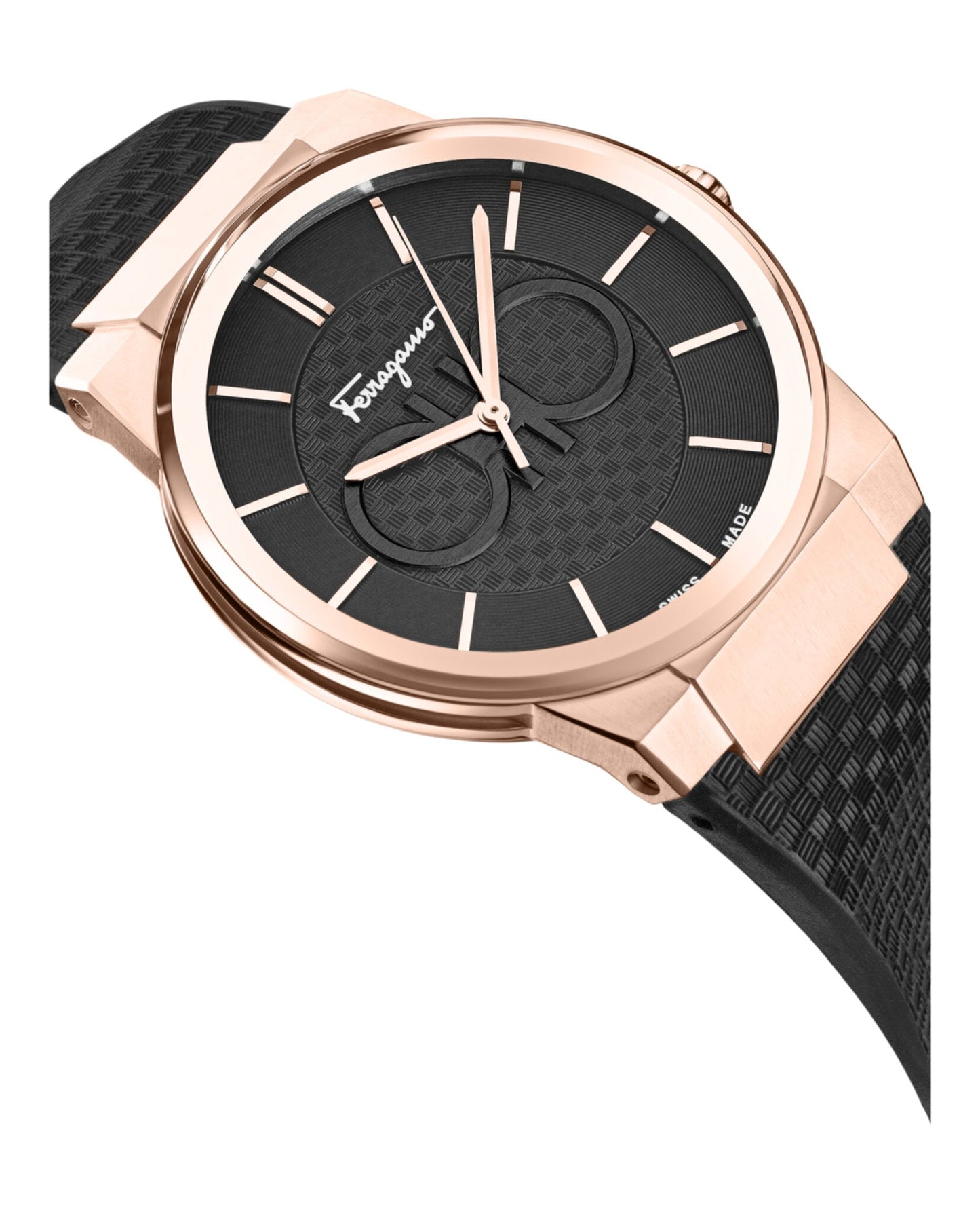 Ferragamo  Sapphire Silicone Watch