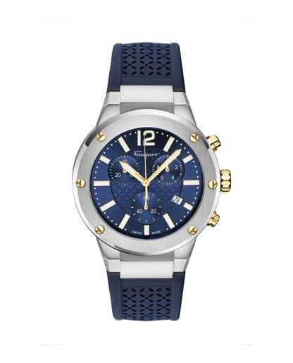 Ferragamo F-80 Chrono Silicone Watch