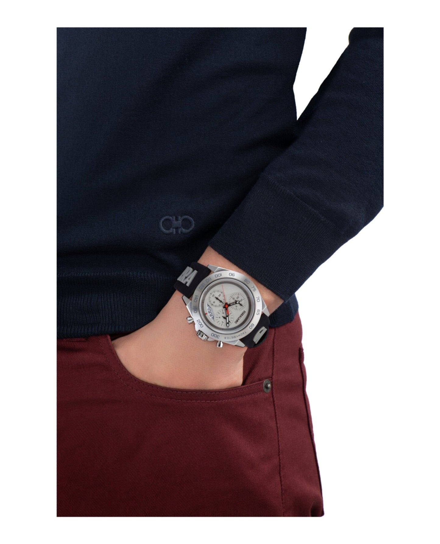 Ferragamo  Urban Chrono Silicone Watch