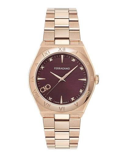 Ferragamo Vega Upper East Diamond Watch