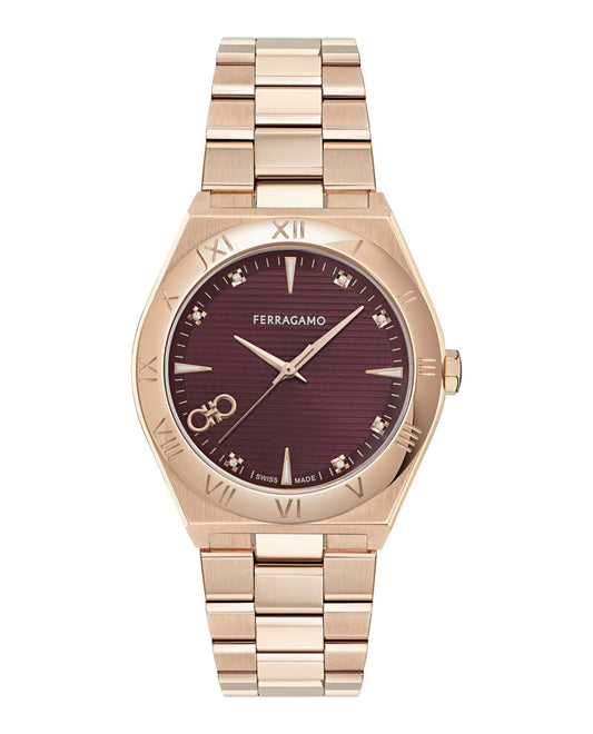 Ferragamo Vega Upper East Diamond Watch