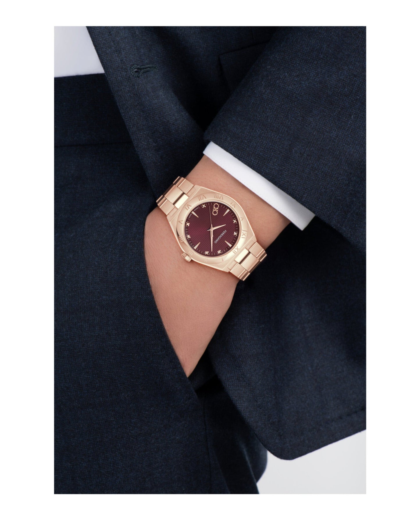 Ferragamo Vega Upper East Diamond Watch