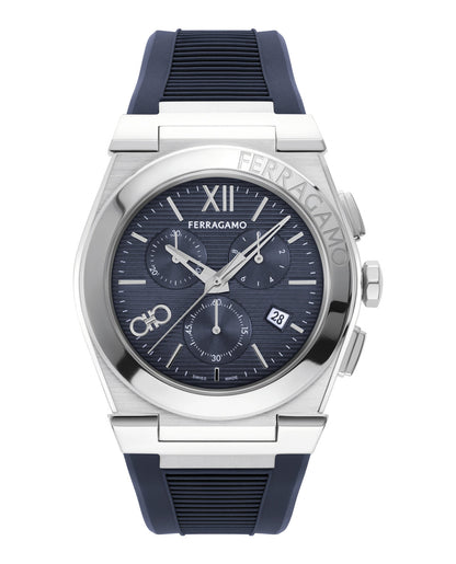 Ferragamo Vega Chrono Silicone Watch