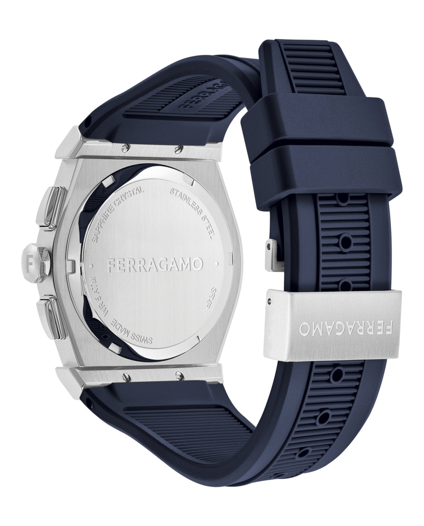 Ferragamo Vega Chrono Silicone Watch