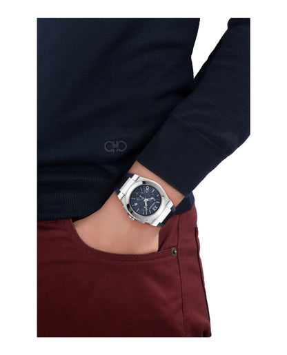 Ferragamo Vega Chrono Silicone Watch