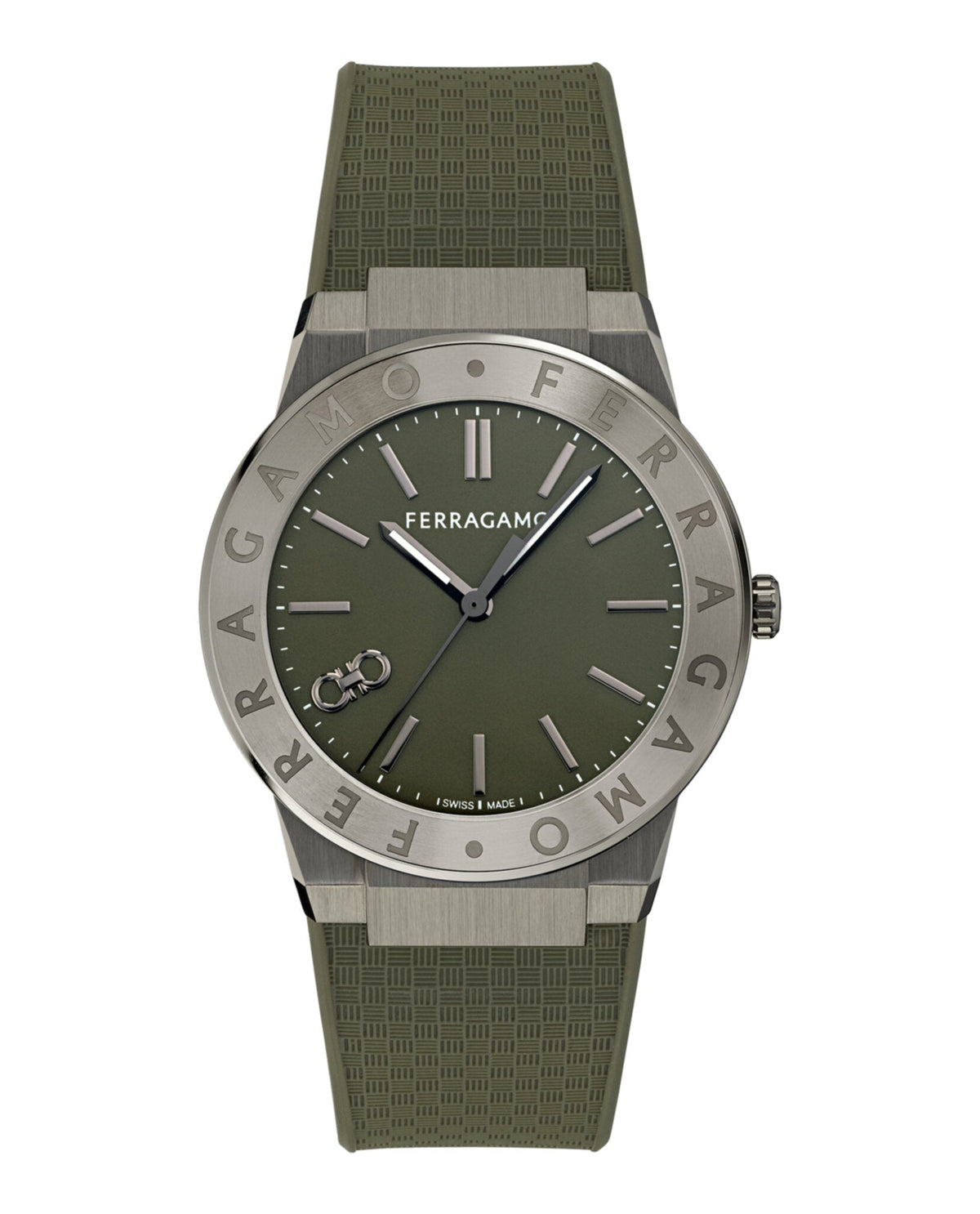 Ferragamo  Sapphire Logo Recycled PU Watch