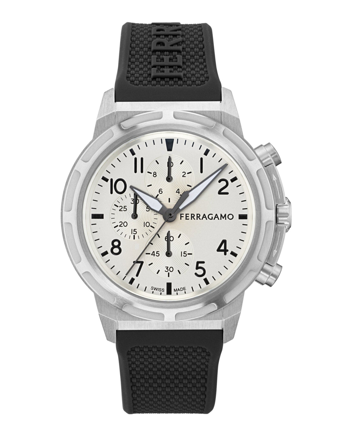 Ferragamo  Sport Chrono Silicone Watch