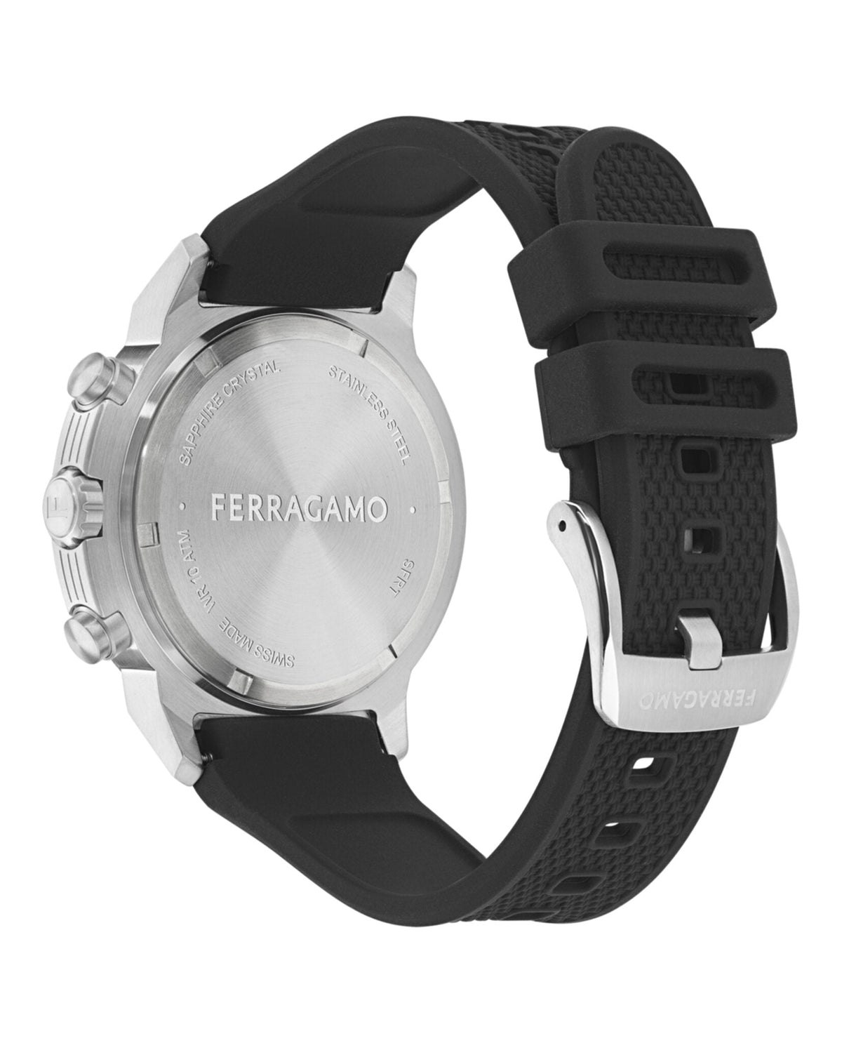 Ferragamo  Sport Chrono Silicone Watch
