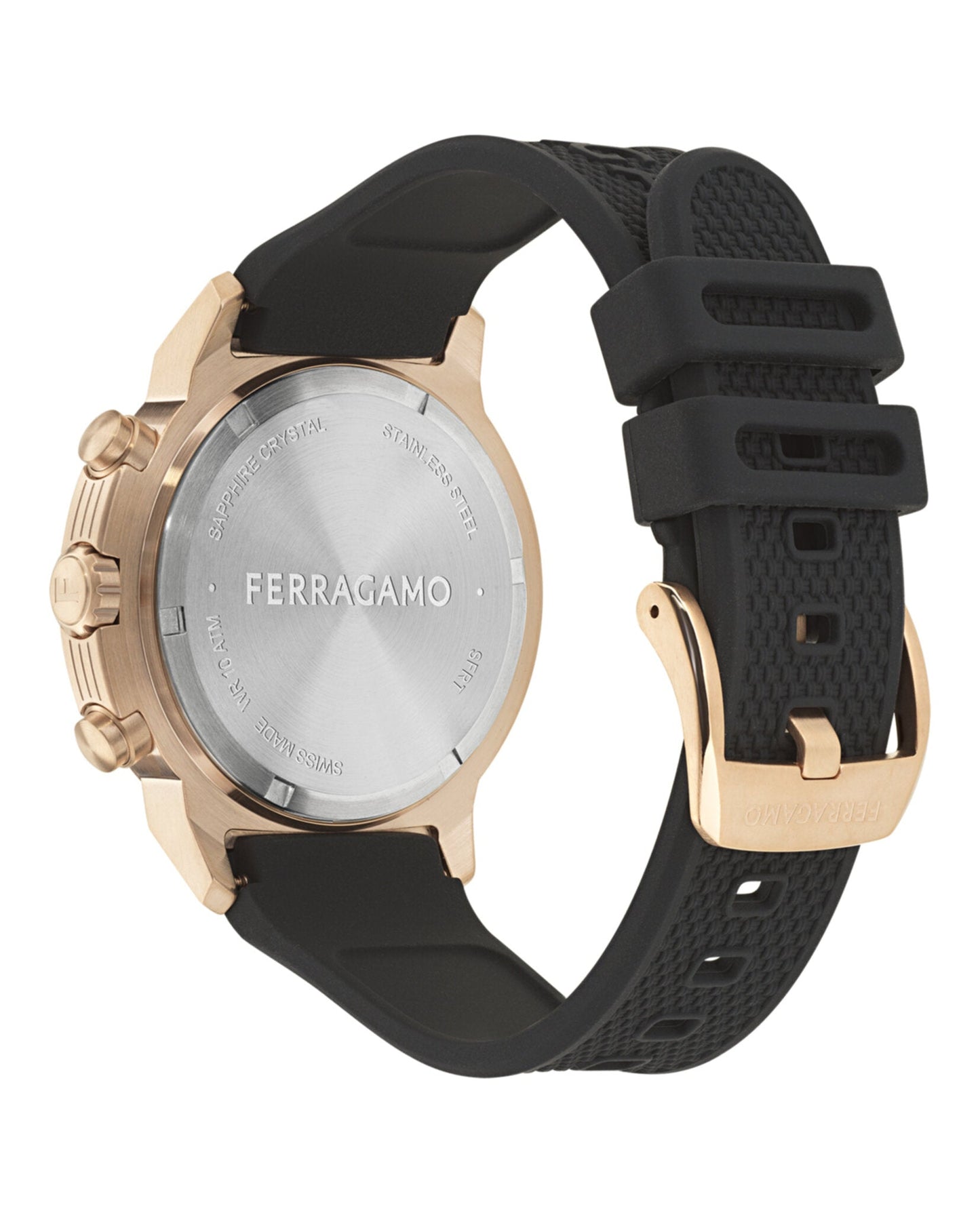Ferragamo  Sport Chrono Silicone Watch