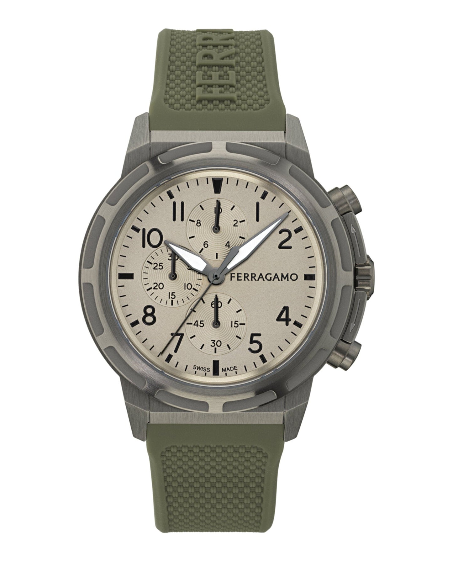 Ferragamo  Sport Chrono Silicone Watch