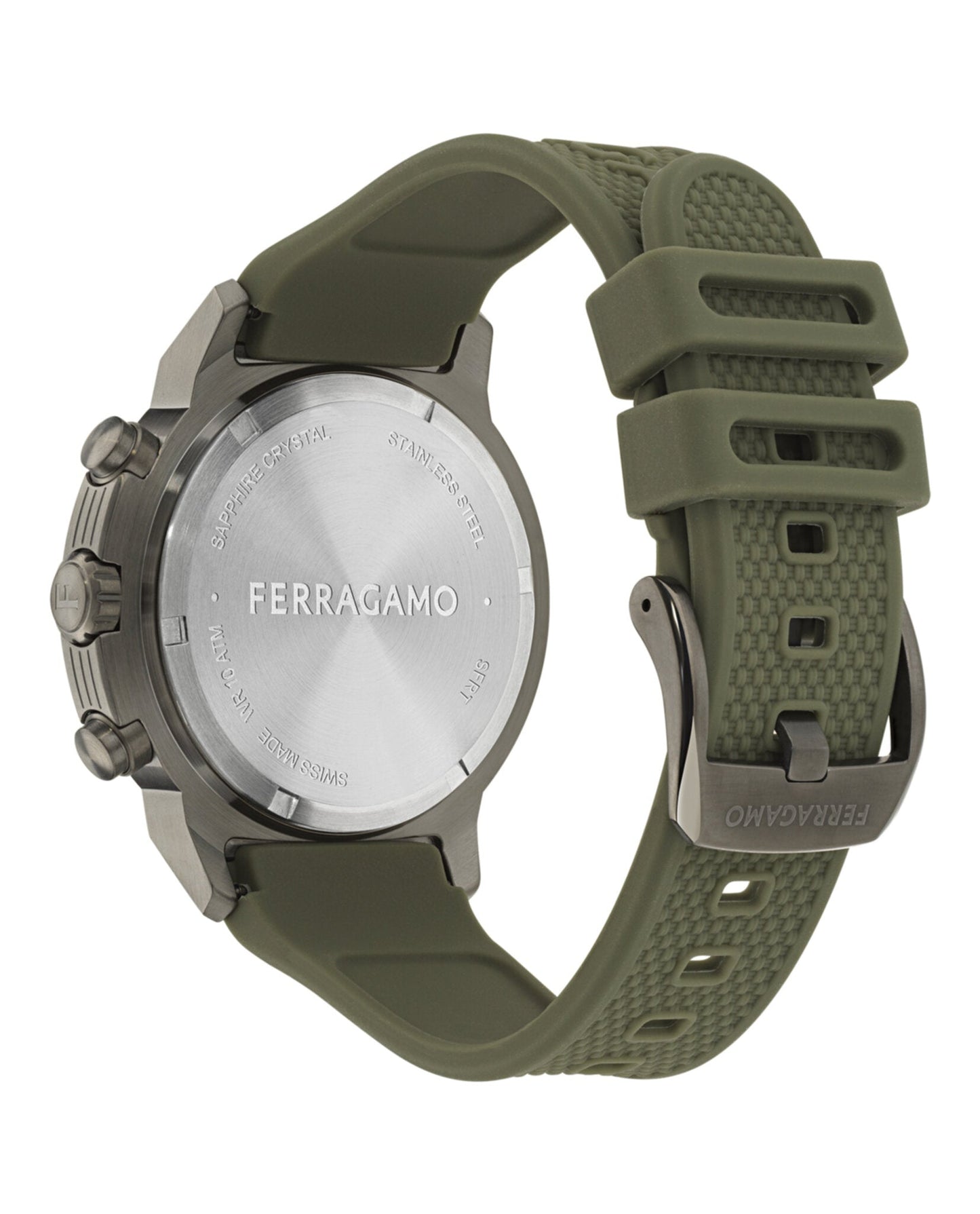 Ferragamo  Sport Chrono Silicone Watch