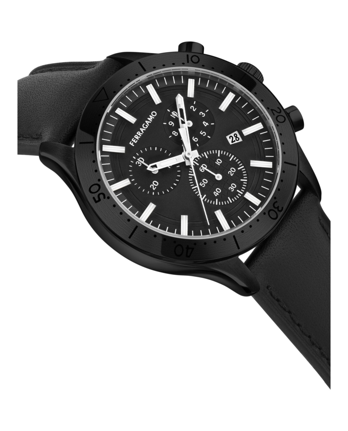 Ferragamo  Master Chrono Strap Watch