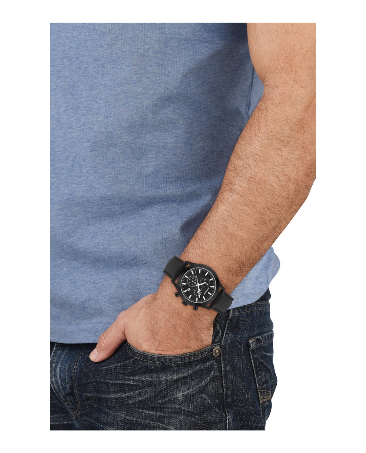 Ferragamo  Master Chrono Strap Watch