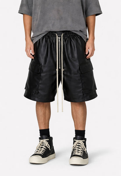UNDEVELOPED Noir Shine Cargo Shorts