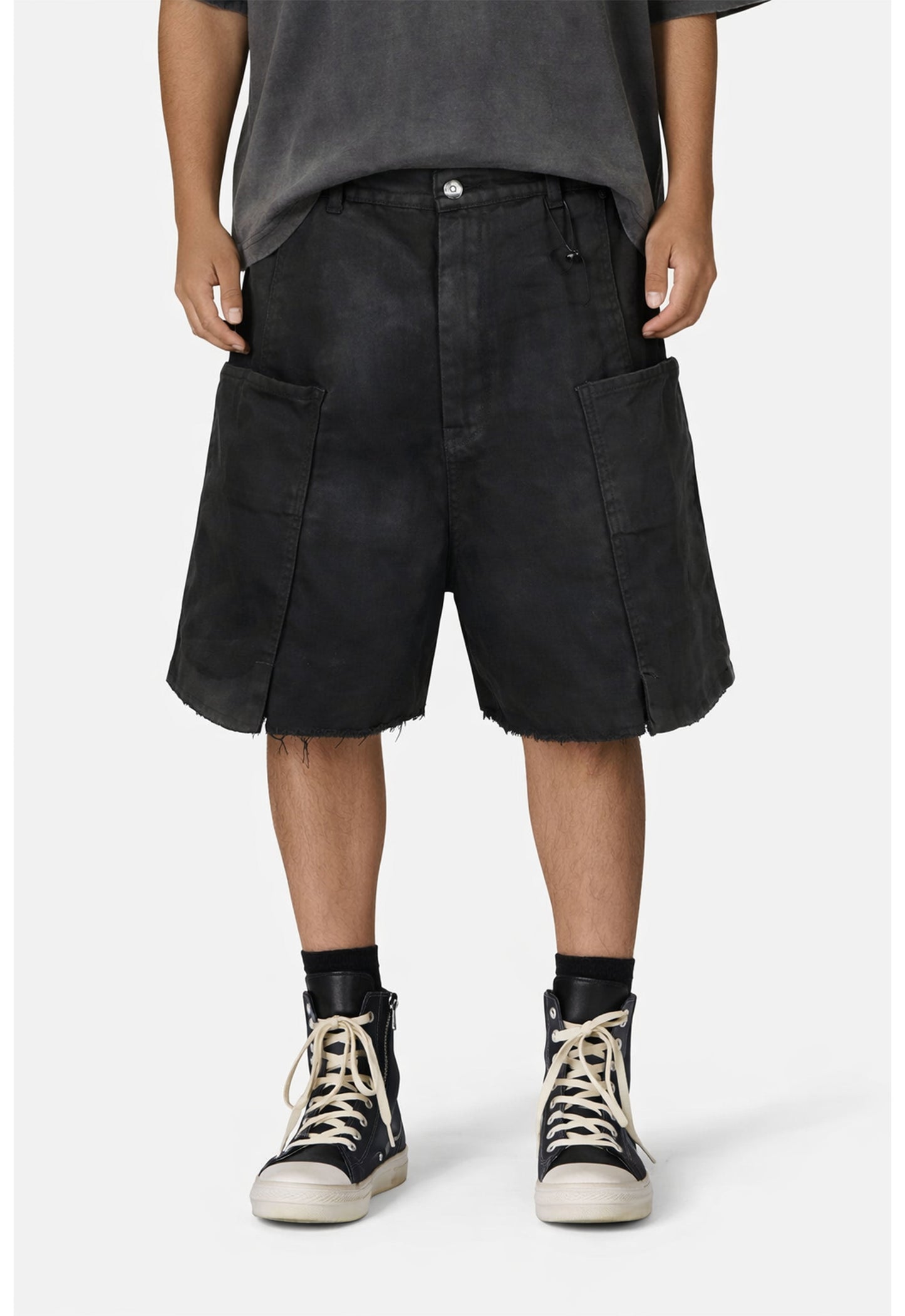 UNDEVELOPED Waxed Cargo Shorts