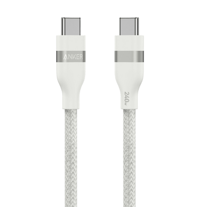 Anker USB-C to USB-C Cable (3 ft / 6 ft, 240W, Upcycled-Braided) - Mann