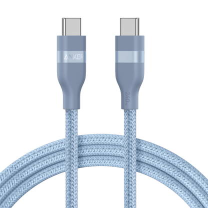 Anker USB-C to USB-C Cable (3 ft / 6 ft, 240W, Upcycled-Braided) - Mann
