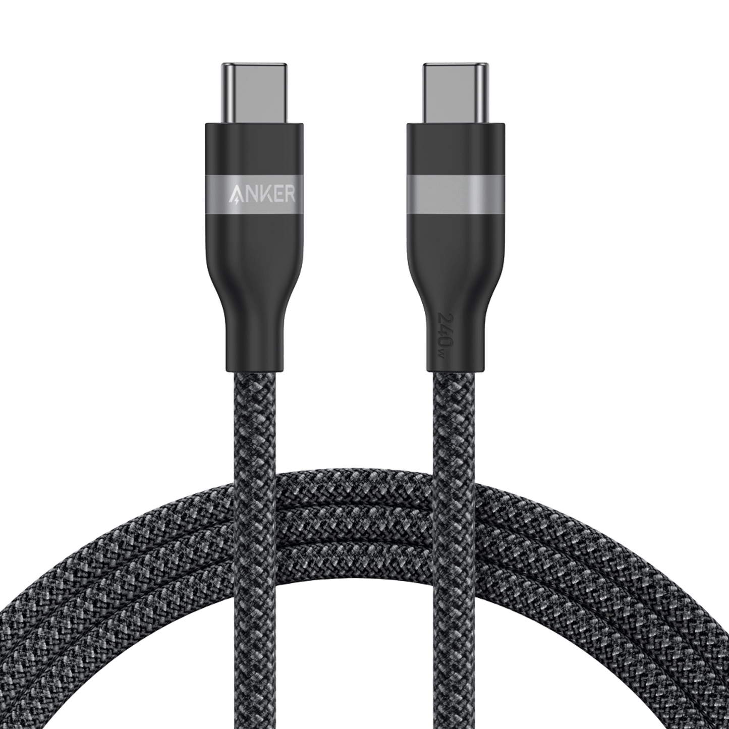 Anker USB-C to USB-C Cable (3 ft / 6 ft, 240W, Upcycled-Braided) - Mann