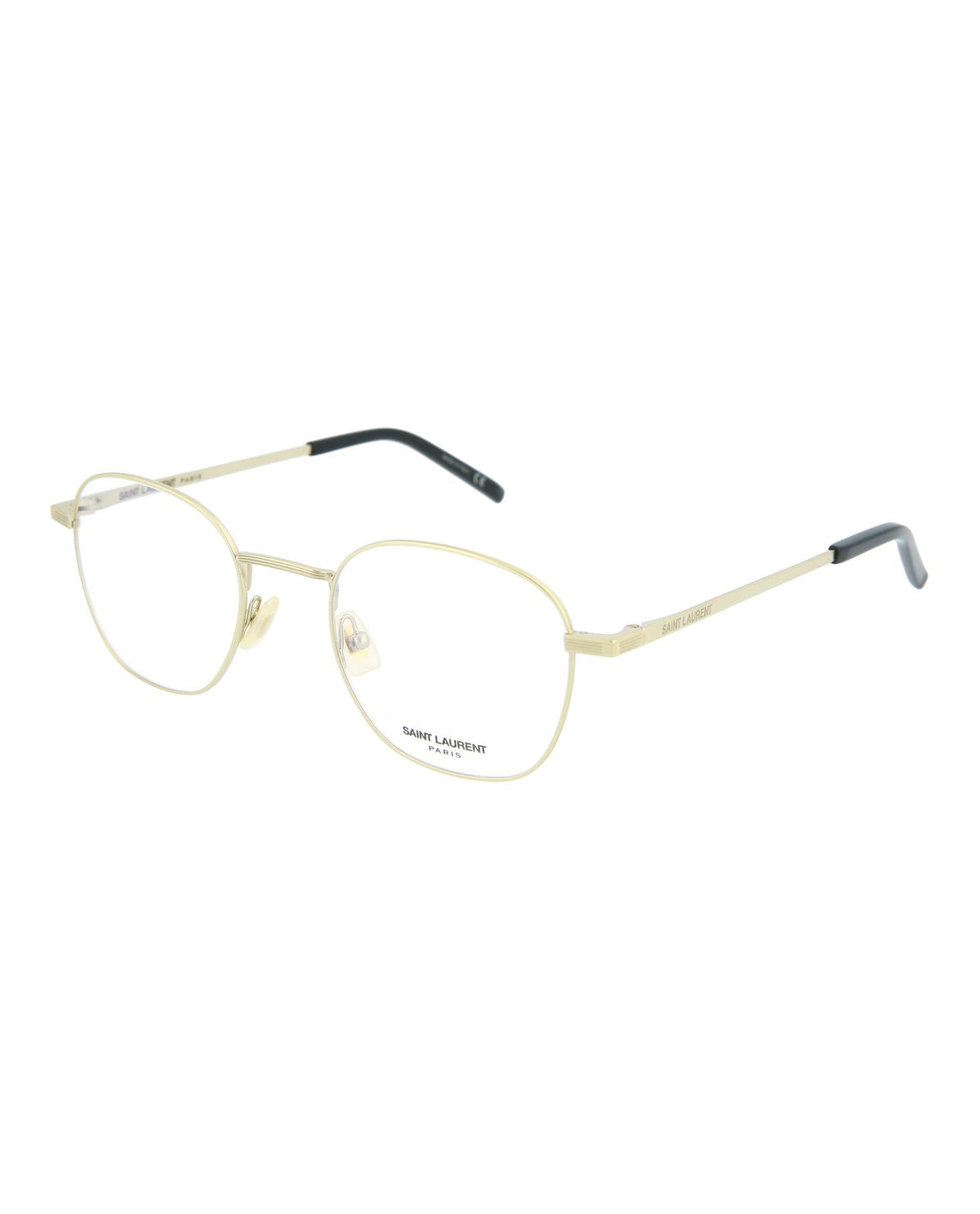 Saint Laurent Square-Frame Optical Frames 'Gold'