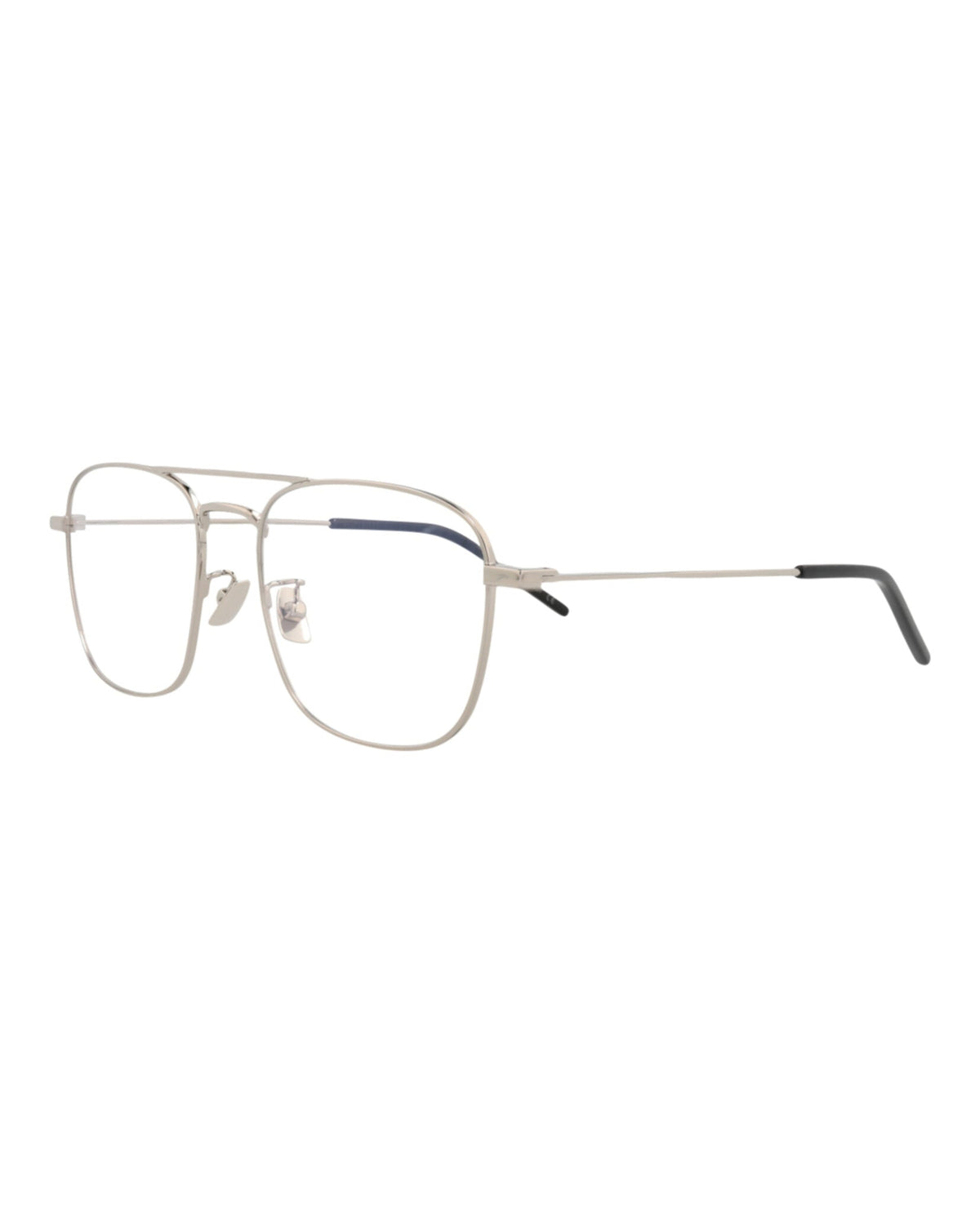 Saint Laurent Photochromic Aviator-Frame Metal Optical Frames 'Silver'