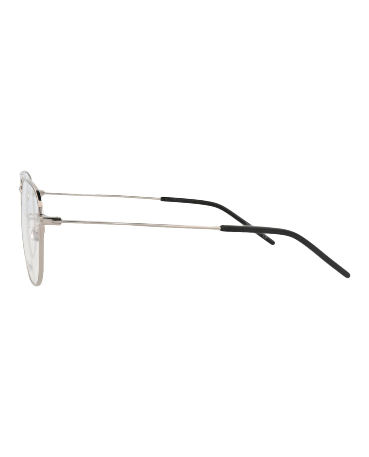 Saint Laurent Photochromic Aviator-Frame Metal Optical Frames 'Silver'