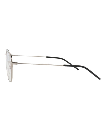 Saint Laurent Photochromic Aviator-Frame Metal Optical Frames 'Silver'