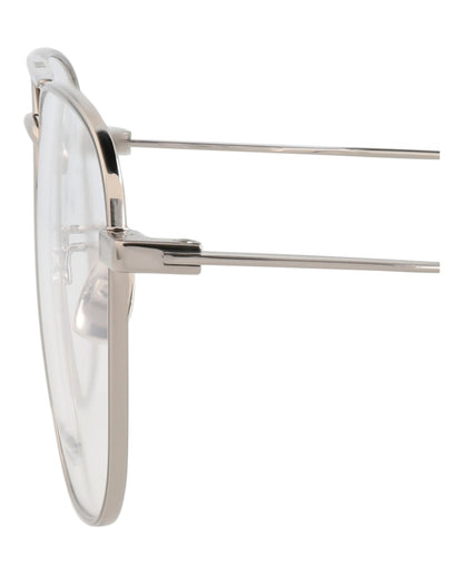 Saint Laurent Photochromic Aviator-Frame Metal Optical Frames 'Silver'