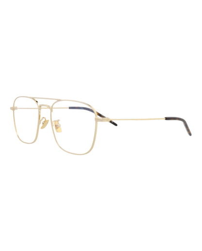 Saint Laurent Aviator-Frame Metal Optical Frames 'Gold'