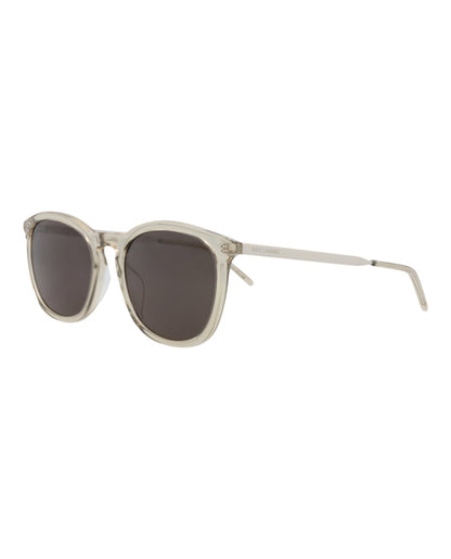Saint Laurent Square-Frame Acetate Sunglasses 'Brown'