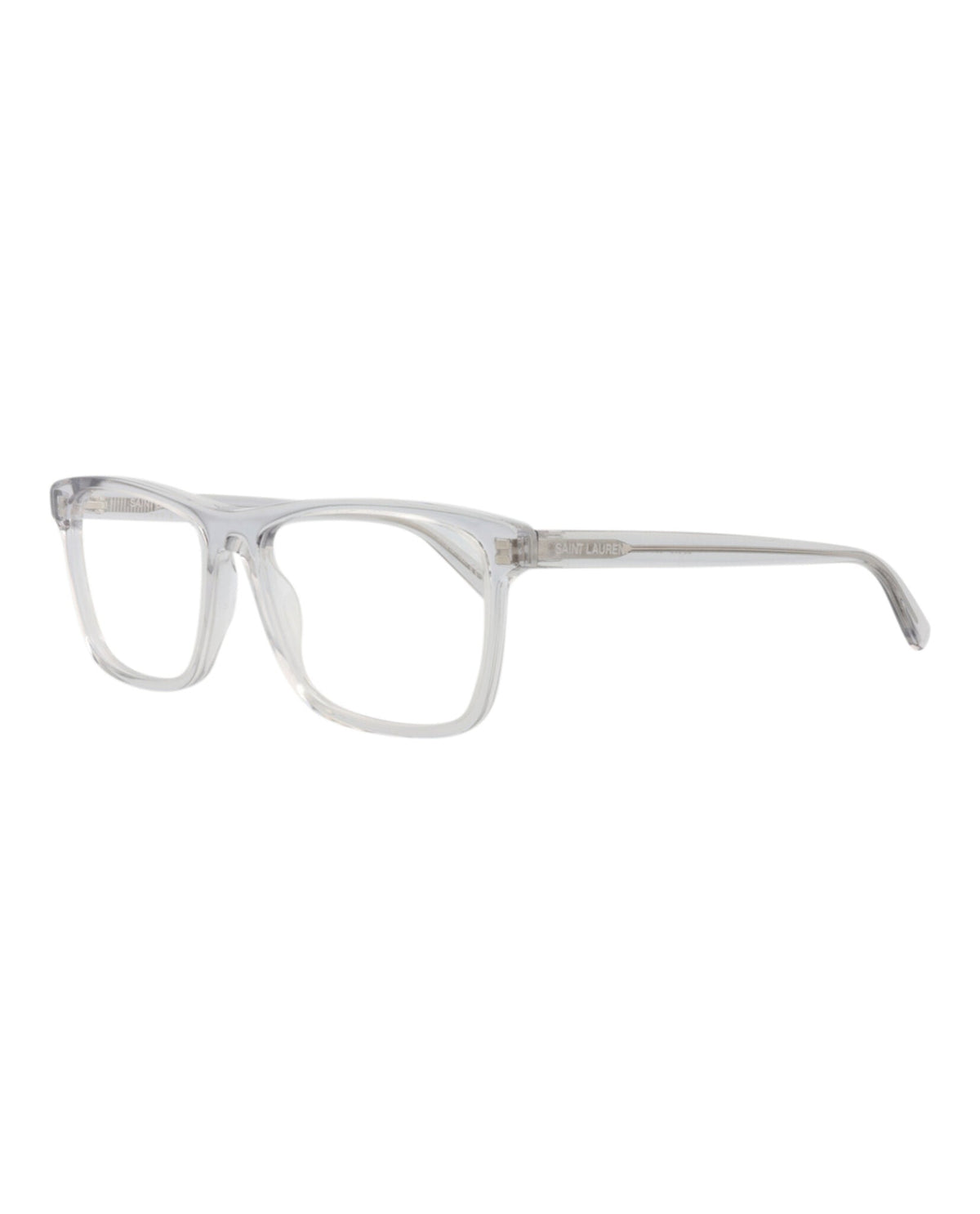 Saint Laurent Square-Frame Acetate Optical Frames 'Grey'