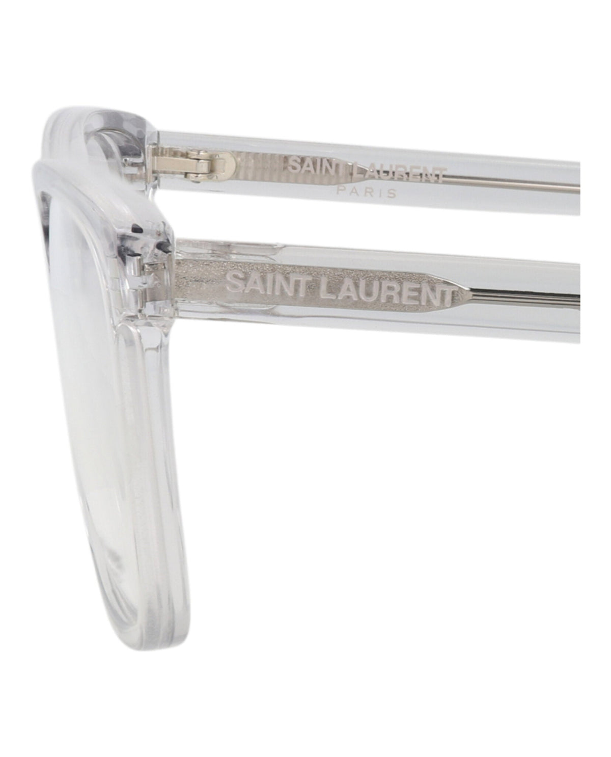 Saint Laurent Square-Frame Acetate Optical Frames 'Grey'