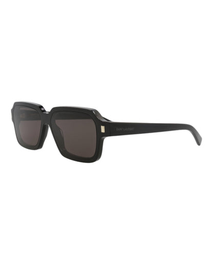 Saint Laurent Square-Frame Recycled Acetate Sunglasses 'Black'