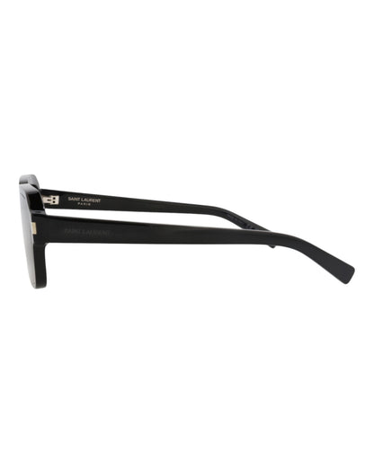 Saint Laurent Square-Frame Recycled Acetate Sunglasses 'Black'