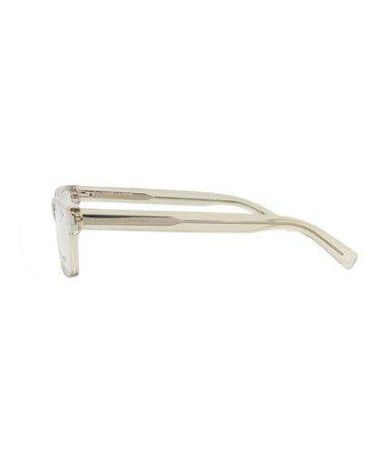 Saint Laurent Photochromic Square-Frame Recycled Acetate Optical Frames 'Beige'