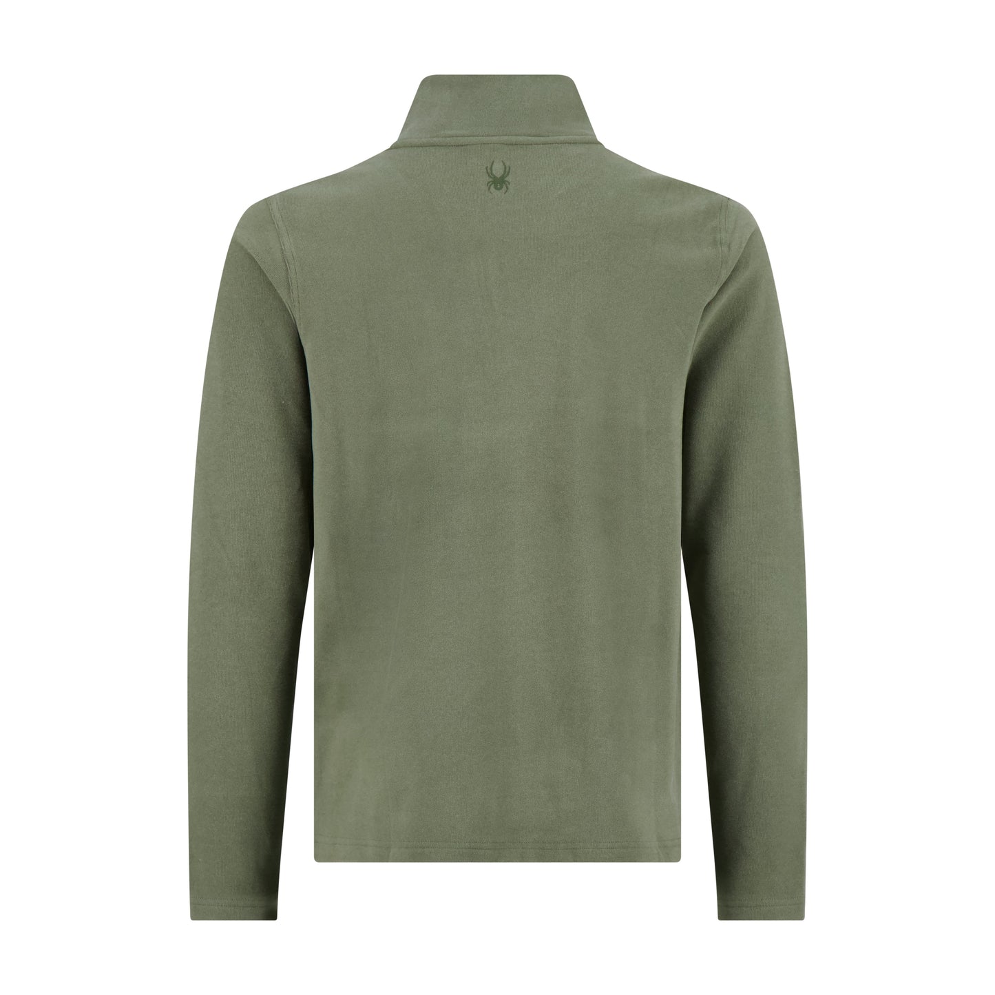 Green long-sleeve shirt on a white background
