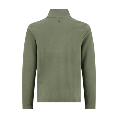 Green long-sleeve shirt on a white background