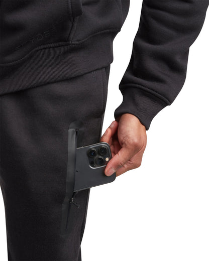Spyder Fleece Full Zip Jogger Set - Black