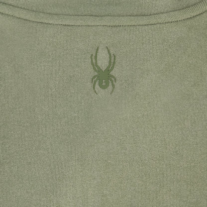 Spyder Brushed Vertical Stripe Quarter Zip - Brown