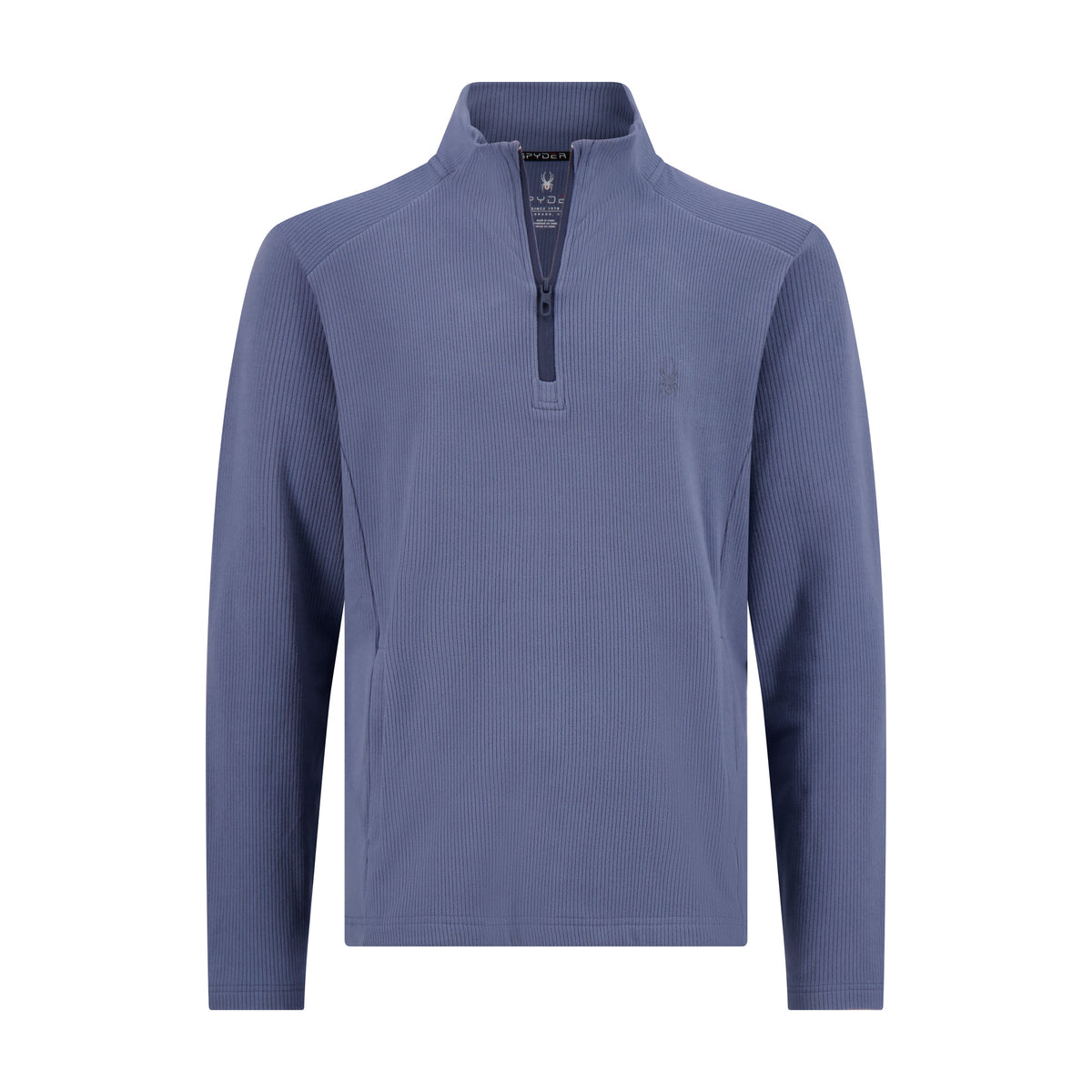 Spyder Corduroy Quarter Zip - Midnight Blue