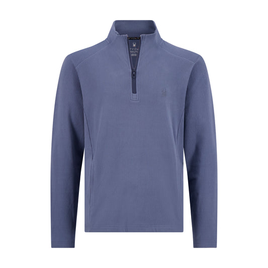 Spyder Corduroy Quarter Zip - Midnight Blue